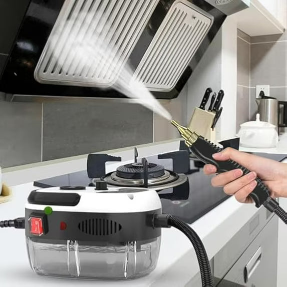 Portable High-Pressure Steam Cleaner with Brush Kit