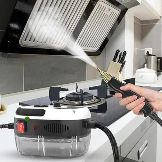 Portable High-Pressure Steam Cleaner with Brush Kit