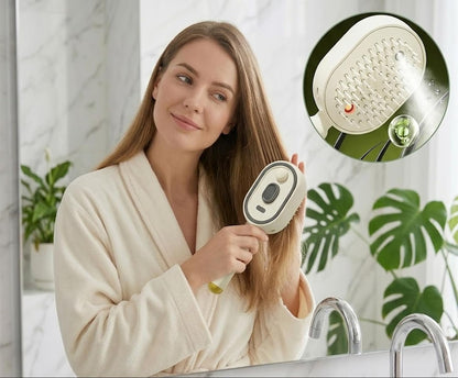 VibraMist Scalp Massager & Hair Oil Applicator Brush