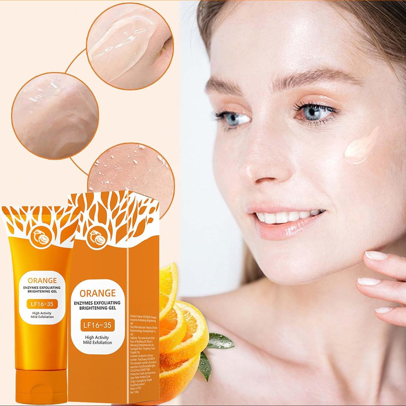 Orangen-Peeling-Gel – Tiefenreinigung für glatte und strahlende Haut