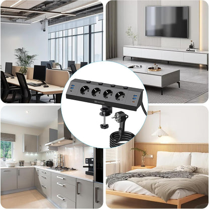 PowerClamp Pro™ Hub d'alimentation de bureau 100 W