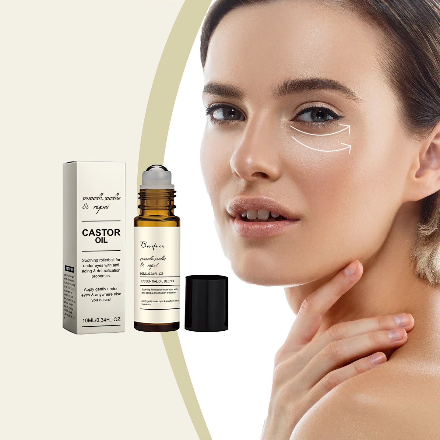 Castor Oil Eye Serum – Dark Circles & Puffiness Care