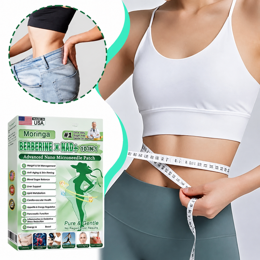 𝐇𝐞𝐚𝐥𝐫𝐢𝐳𝐞® Moringa · Berberine × NAD+ 𝟏𝟎-𝐢𝐧-𝟏 𝐀𝐝𝐯𝐚𝐧𝐜𝐞𝐝 𝐍𝐚𝐧𝐨 𝐌𝐢𝐜𝐫𝐨𝐧𝐞𝐞𝐝𝐥𝐞 𝐏𝐚𝐭𝐜𝐡 — 𝐎𝐧𝐜𝐞 𝐃𝐚𝐢𝐥𝐲, 𝐕𝐢𝐬𝐢𝐛𝐥𝐞 𝐑𝐞𝐬𝐮𝐥𝐭𝐬 𝐢𝐧 𝟕 𝐃𝐚𝐲𝐬