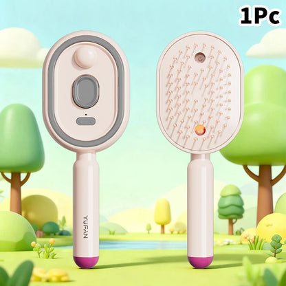 VibraMist Scalp Massager & Hair Oil Applicator Brush
