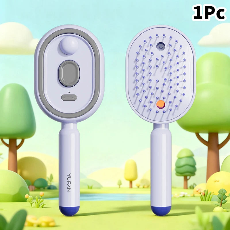 VibraMist Scalp Massager & Hair Oil Applicator Brush