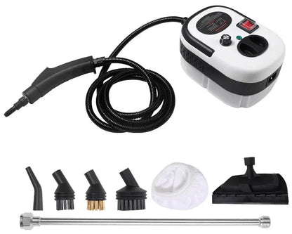 Portable High-Pressure Steam Cleaner with Brush Kit