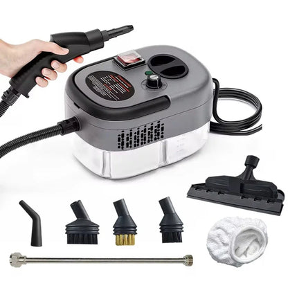 Portable High-Pressure Steam Cleaner with Brush Kit